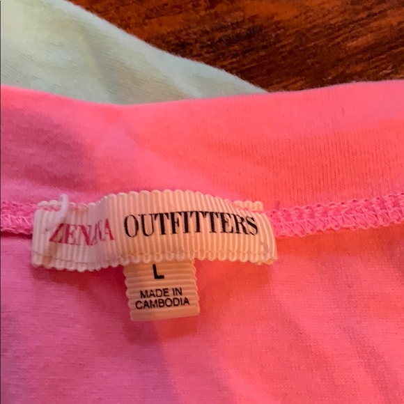 Set of 5 vneck tees,pink,gray,white,green,yellow - Picture 5 of 5